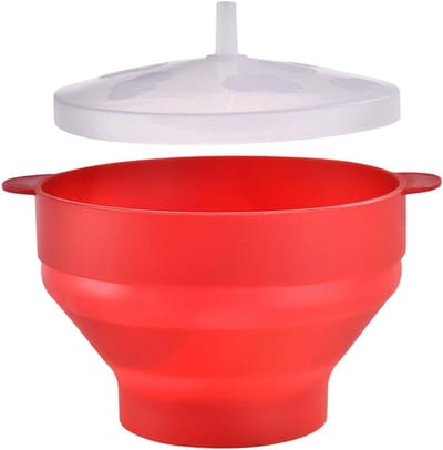 Popcorn Poppers - Siliconen Popcorn Popcorn Popper - Popcorn Bowl | Magnetron Popcorn Popper | Magnetron Popcorn Maker-kom | Geen olie nodig in de magnetron