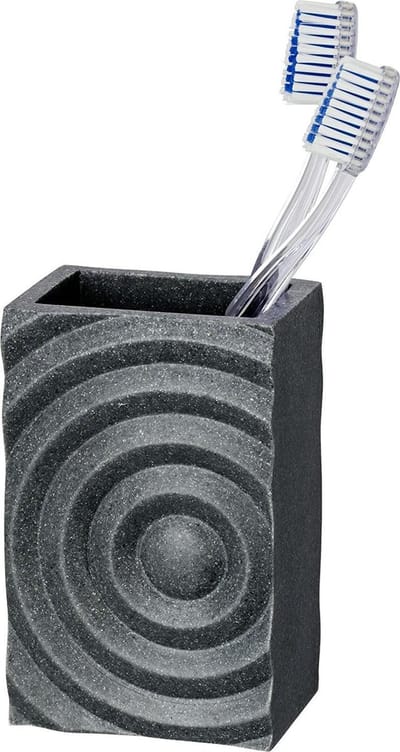 Wenko Tandenborstelhouder Signs 11,6 Cm Polyresin Antraciet