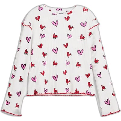 Meisjes-T-shirt met lange mouwen Desigual Amore