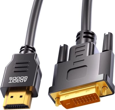 AdroitGoods HDMI naar DVI-D (24+1) kabel – 1080p – 1,5m - Zwart