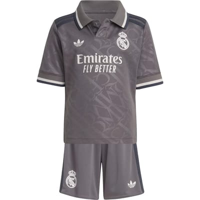 Derde shirt en korte broek voor kinderen Real Madrid 2024/25
