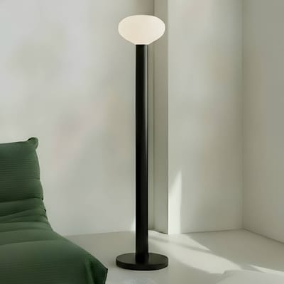 ALDEX Vloerlamp Flo, groen, hoogte 138 cm, 1-lamp, glas