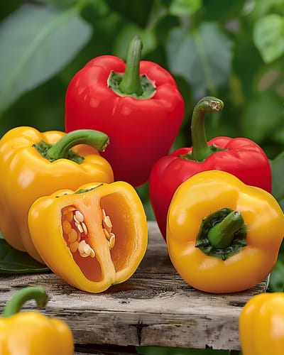 2 sets - Baby Paprika Zaden Tinkerbell F1 Capsicum Annuum Eenjarig Mix