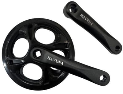 Havena Crankset Ouxi C80 MINI en QMWheel V20 MINI Fatbike Rechts + Links met Tandwiel + Mini EB19 en alle mini fatbikes