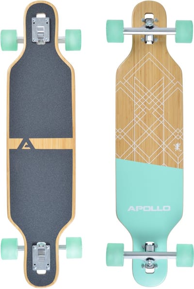 Apollo Twin Tip DT Longboard Savaii - Bamboe