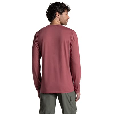 Craghoppers Heren Abel Nosilife T-shirt met lange mouwen (Atlas Rood)