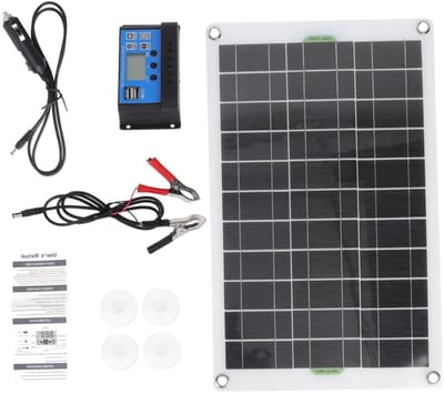 Zonnepaneel Oplader - Solar Power Paneel - Kamperen - Hoge Conversie - 42 x 27 cm - Divers