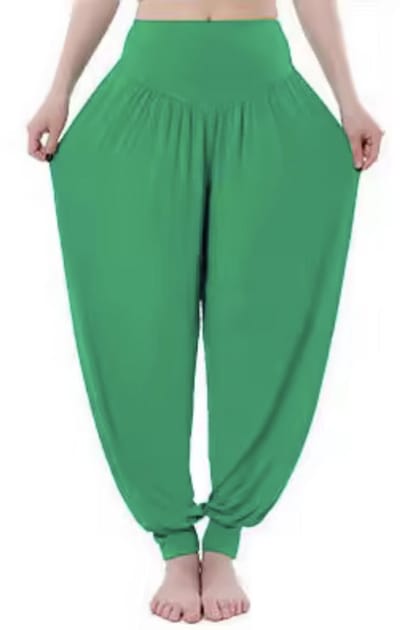 Harembroek - Chillbroek - Chillpants - Harem broek - Groen - XXL - Yogabroek - Baggy broek - Boho - CHPN