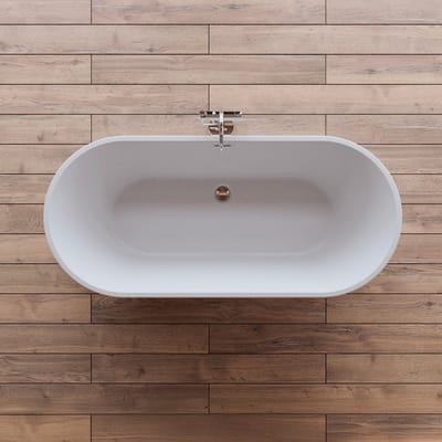 SPALINA - Vrijstaand bad - Jade 170 blanche, 170 x80 x58 cm, Wit