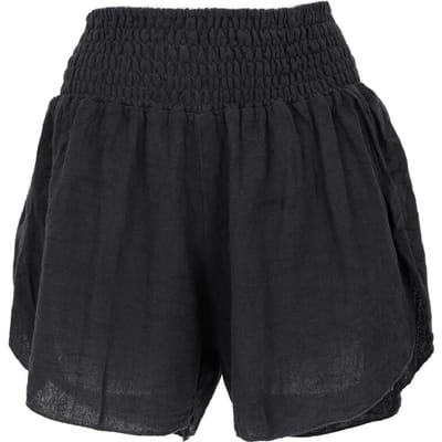 Guru-Shop Shorts - Yoga Shorts Boho - S tot XL - voor Vrouwen - zwart