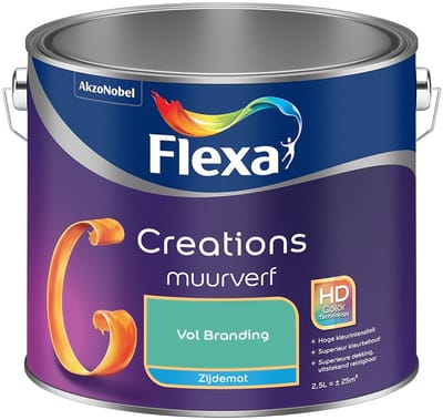 Flexa - Creations Muurverf Zijdemat - Vol Branding - Mengverf - 2,5 L