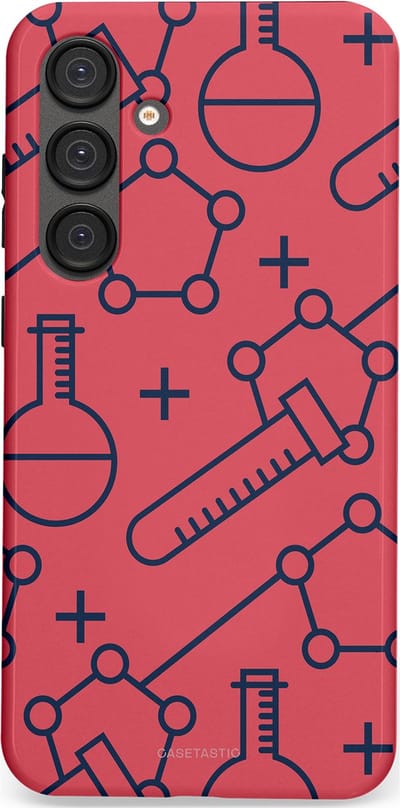 Casetastic hoesje geschikt voor Samsung Galaxy S25 Plus - Dubbellaagse bescherming - Rode Laboratorium - Fashion Case - Koraal
