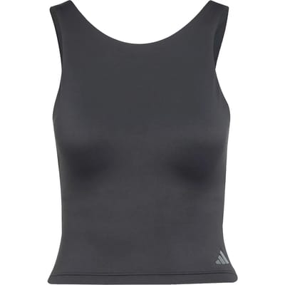 Adidas Performance Yoga Cropped Tank With Inner Shelf Black Taglia: L | Maglie Sportivi Outlet | Donna | Nero