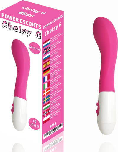 Power Escorts Chelsy G Roze G Spot Vibrator - Silicone - 10 Speed - 18 CM - BR56