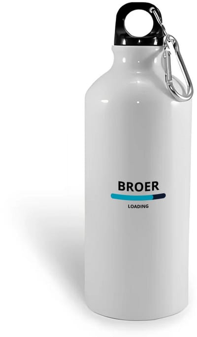 Hacebo® - broer loading waterfles - Broer - ochtendkoffie laden - verjaardagscadeau - verjaardag - cadeau - cadeautje voor broer - broer artikelen - kado - geschenk - gift - water fles - 400ML