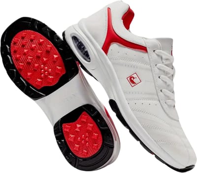Bovista Golfschoenen Heren - Sneakers - Golfkleding - Golfschoenen Antislip - Waterdicht - Golfen - Rood 43