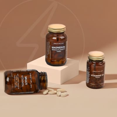 Protiplan - Energie & Balans - 3 Delig Supplementenpakket - Multivitamine - Magnesium - Bisglycinat - Vitamine D3 - Dagelijkse Ondersteuning