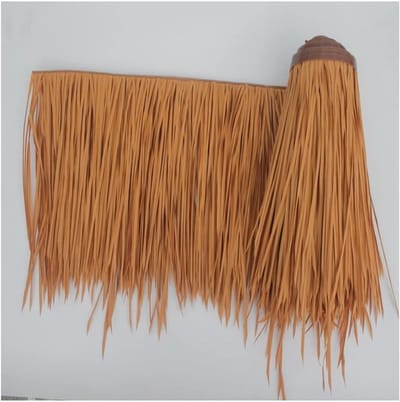 Synthetische Palm Rieten Dakpannen - Kunstmatig Rieten Dak - Tropische Bar Decoratie - Vlamvertragend Materiaal - 0.5x1m - Geel