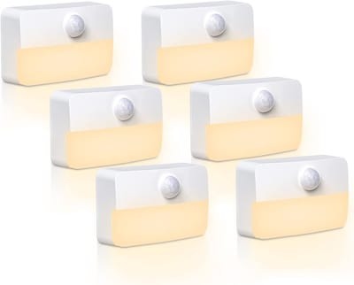 LED nachtlampje met Bewegingsmelder - Warmwit Licht voor Slaapkamer en Hal