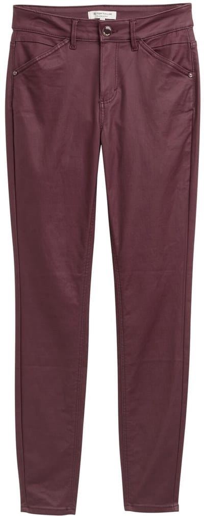Tom Tailor - Coated TTLUCIE SKINNY jeans - Maat 32/32 - Zinfandel Red
