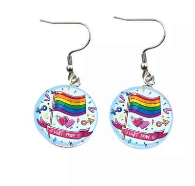 Akyol - Pride Oorbellen -LGBT OORBELLEN - lgbtq oorbellen - regenboog oorbellen - Regenboog - pride- Oorbellen | Gay | lesbian | trans | verjaardag | feestdag | verassing | respect | equality | gelijk | lgbt | b
