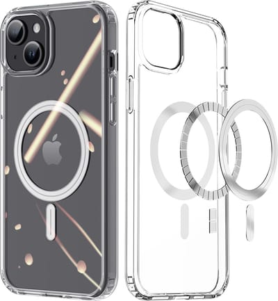 Dux Ducis - Telefoon Hoesje geschikt voor de iPhone 15 Pro - Geschikt voor Magsafe - Back Cover - Clin Mag Series - Transparant