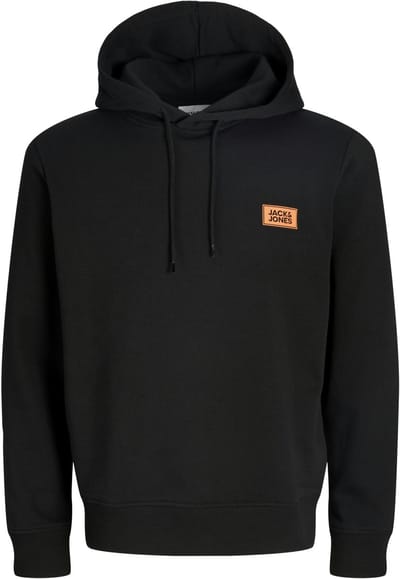 Jack & Jones Trui Jjrush Sweat Hood 12298428 Black Mannen Maat - XXL