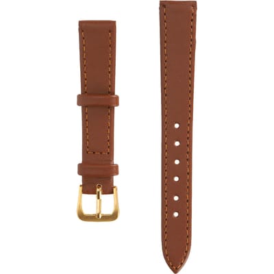 Unisex Universele Gesp Horlogeband PU Leer Vervangende Horlogeband Accessoire Bruin 22mm / brown