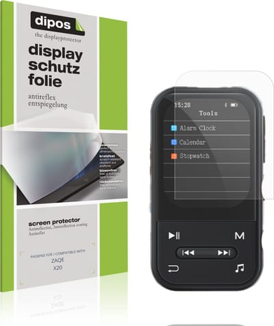 dipos – 4x Matte Beschermfolie geschikt voor ZAQE X20 | Krasbestendige & antireflecterende Screenprotector Ultra-Thin