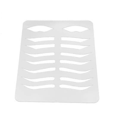 Dailygoods- Wenkbrauw Sjabloon Herbruikbaar - Make-up Sjabloon - Tattoo Positionering - Buigbaar - Precisie - Geschikt voor alle huidtypes - Wenkbrauwstencil