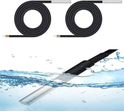 Waterdichte Temperatuursensor met 5 Meter Kabel - Nauwkeurige Digitale Sensor voor Temperatuurmetingen van -55 °C tot +125 °C