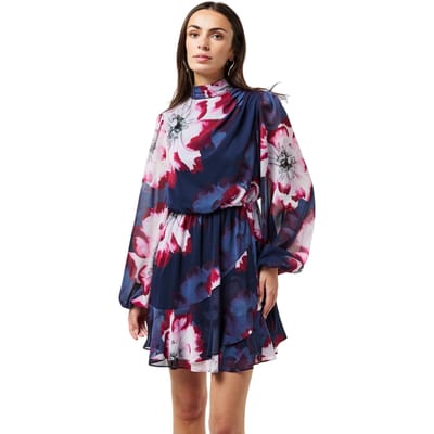 Ted Baker Dames/Dames A-lijn Mini Jurk (Marine)