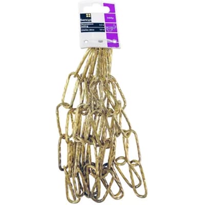 Sencys Decoratieve Ketting - Staal - Messing - 4mm - 2,5m