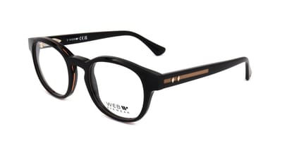 Web WE5411 Shiny black 51/21/150 MAN Brilmonturen