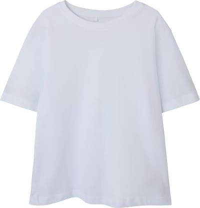 NAME IT NKMVOBBO SS NREG TOP NOOS Jongens T-shirt - Bright White