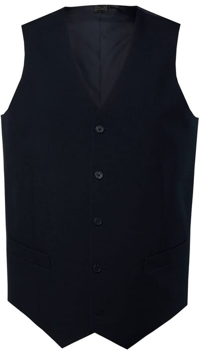 Men Plus - Heren - Bodywarmer business mix & match Porto - Navy blauw - Maat 50