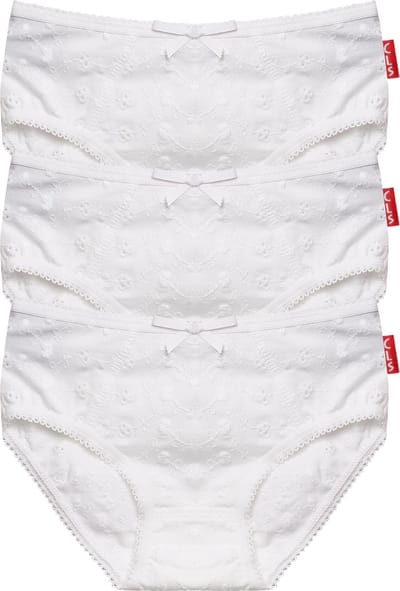 Claesen's® - Slip 3-pack Embroidery WitCL 930-White Embroidery-4
