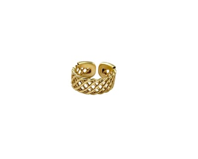 Jobo By JET - Overslag ring - Goudkleurig - Goud - Verstelbaar