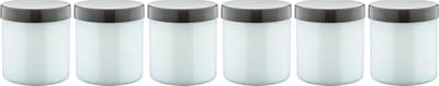 Luxe Verzorgende Bodyscrub-Gel Bamboe - 400 gram - Pot met zwarte deksel - set van 6 stuks - Hydraterende Lichaamsscrub