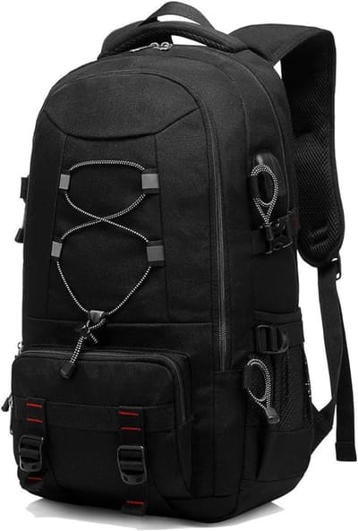 RONN® Trekrugzak - Wandelrugzak - Backpack Dames - Zwart - 22cm x 34cm x 52cm
