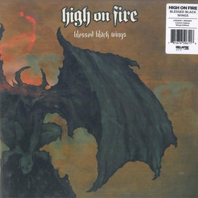 Disque LP HIGH ON FIRE - Blessed Black Wings RR6620 Relapse Records 2023 US Rock