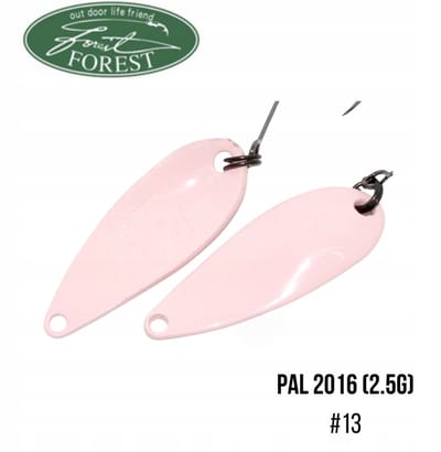 Forest PAL 2016 Wobbler 2.5g - Lichtroze