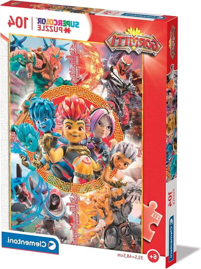 Kinderpuzzel 104 delen - Legpuzzel Karton - Ontwikkelen Vaardigheden - Gemaakt in Italië - 48.5 x 33.5 cm - Veelkleurig