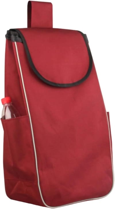 Grote boodschappentas - Draagbare tas - Boodschappen doen - Waterdicht en opvouwbaar - 56 x 32 x 20 cm - Zwart