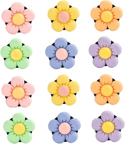 Bloemvormige Auto Luchtverfrisser Clip - 12 Stuks - Aromatherapie, Geurverspreider en Auto Accessoires voor Vrouwen