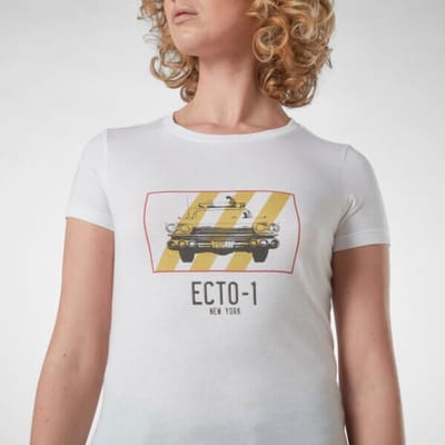 Ghostbusters Ecto-1 Women's T-Shirt - Wit - XS