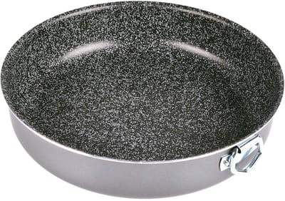 Dailygoods - Dailygoody - Cakevorm - Aluminium - Antiaanbaklaag - Zwart - 20 cm - Geschikt voor Taart en Gebak - Uit Italië