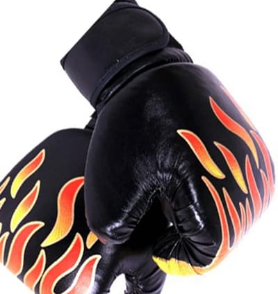 Trainingshandschoenen Boksen - Kinderhandschoenen Sport - Vechtsport Training - Scheurbestendig Materiaal - 20 x 15 x 5 cm - Zwart