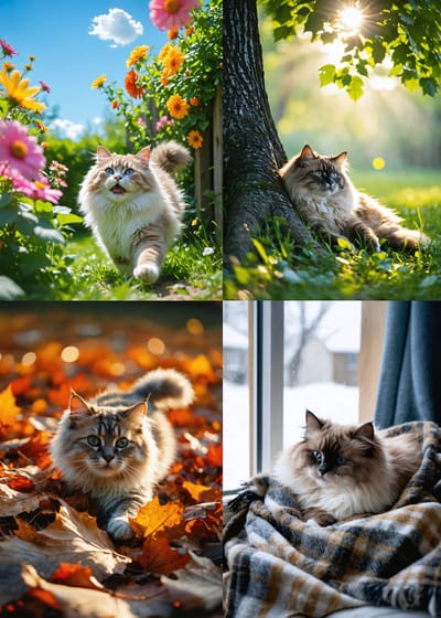 Ragdoll Kat Jaarkalender Wandkalender 2026 - Breng het Charme van Ragdoll Katten in Huis!