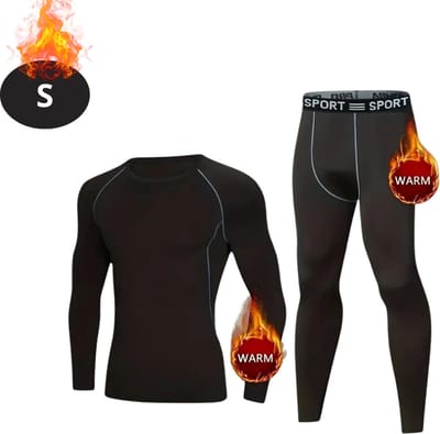 Bovista Thermokleding Heren - Thermobroek - Thermoset - Thermolegging - Winter - Thermoshirt - Gemengde Kleur - S